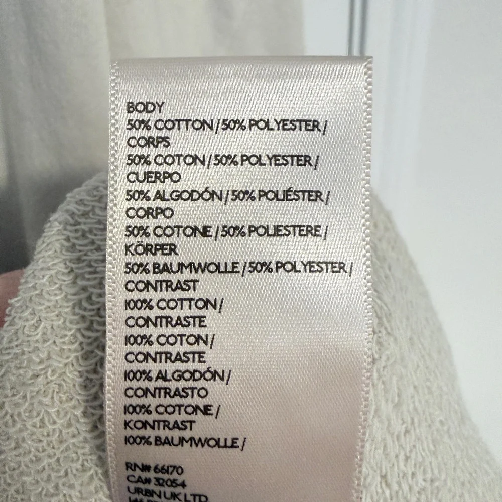 Free People We The Free Classic Crew Colorblock Sweatshirt In Tea Combo Size Med - Picture 6 of 7